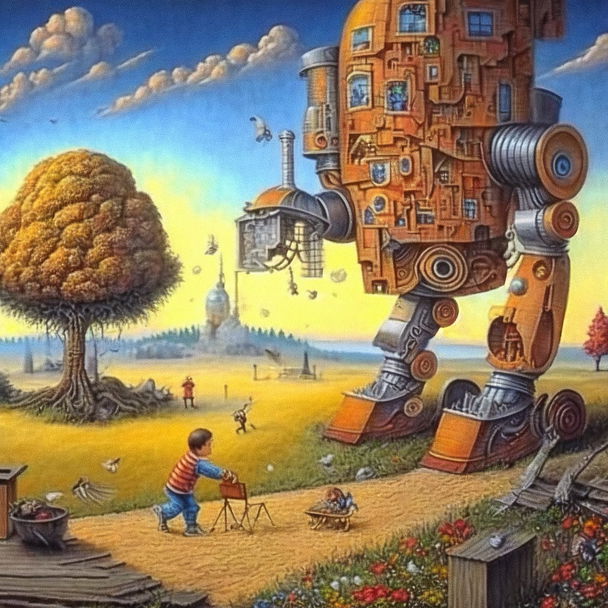 Jacek Yerka style — pick 11 of 13, picture 1 of 4