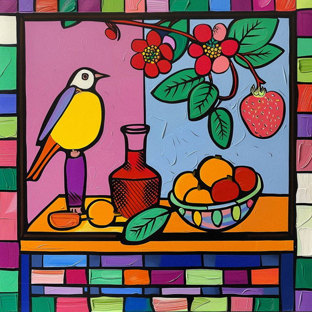 Howard Arkley style, Midjourney V6 — pick 3 of 11, picture 4 of 4