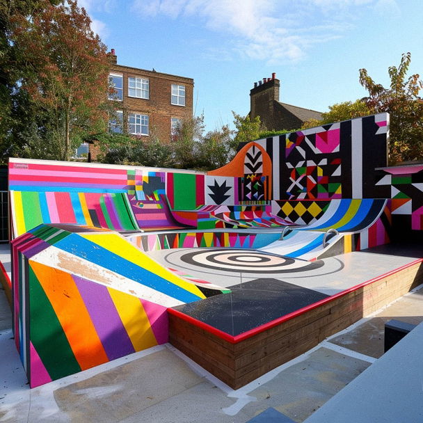 Morag Myerscough style, Midjourney V6 — pick 1 of 11, picture 2 of 4