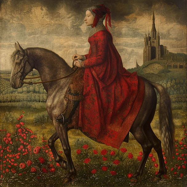 Jan Van Eyck style, Midjourney V6 — pick 6 of 13, picture 4 of 4