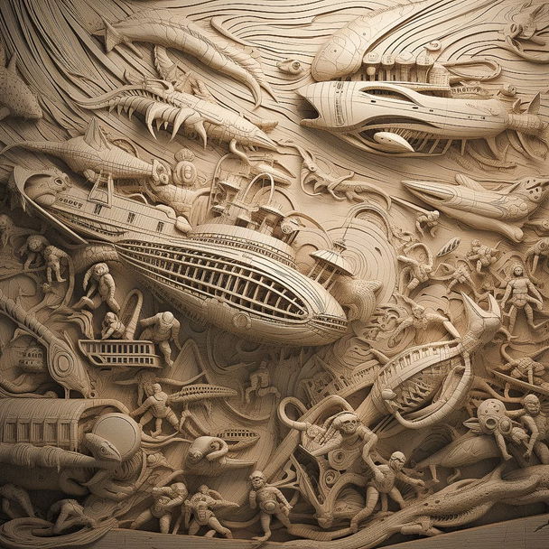 Ivory carving style, Midjourney V5 — pick 1 of 20, picture 2 of 4