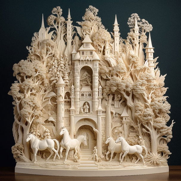 Ivory carving style, Midjourney V5 — pick 1 of 20, picture 4 of 4