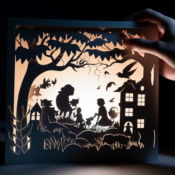 Kirigami style, Midjourney V5 — pick 6 of 20, picture 1 of 4