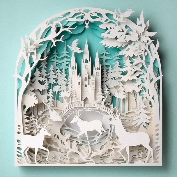 Kirigami style, Midjourney V5 — pick 6 of 20, picture 4 of 4
