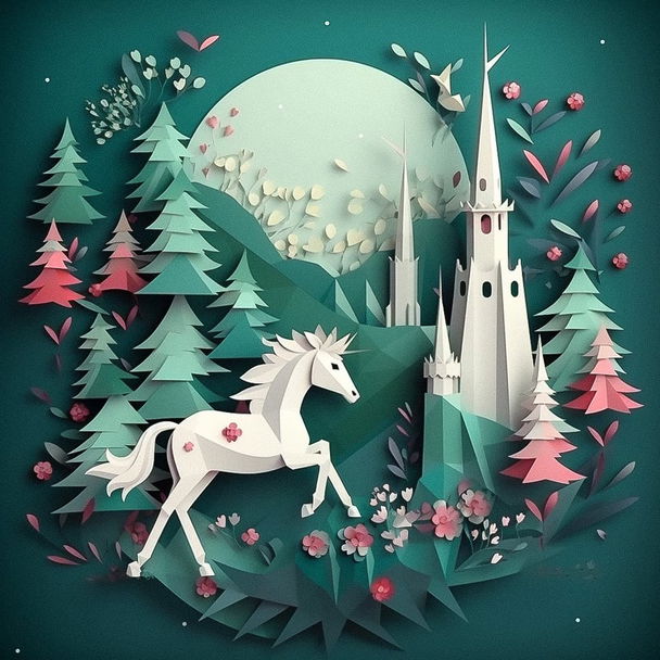 Origami style, Midjourney V5 — pick 3 of 20, picture 4 of 4