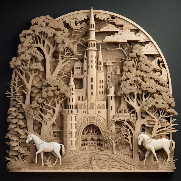 Wood carving style, Midjourney V5 — pick 2 of 20, picture 4 of 4