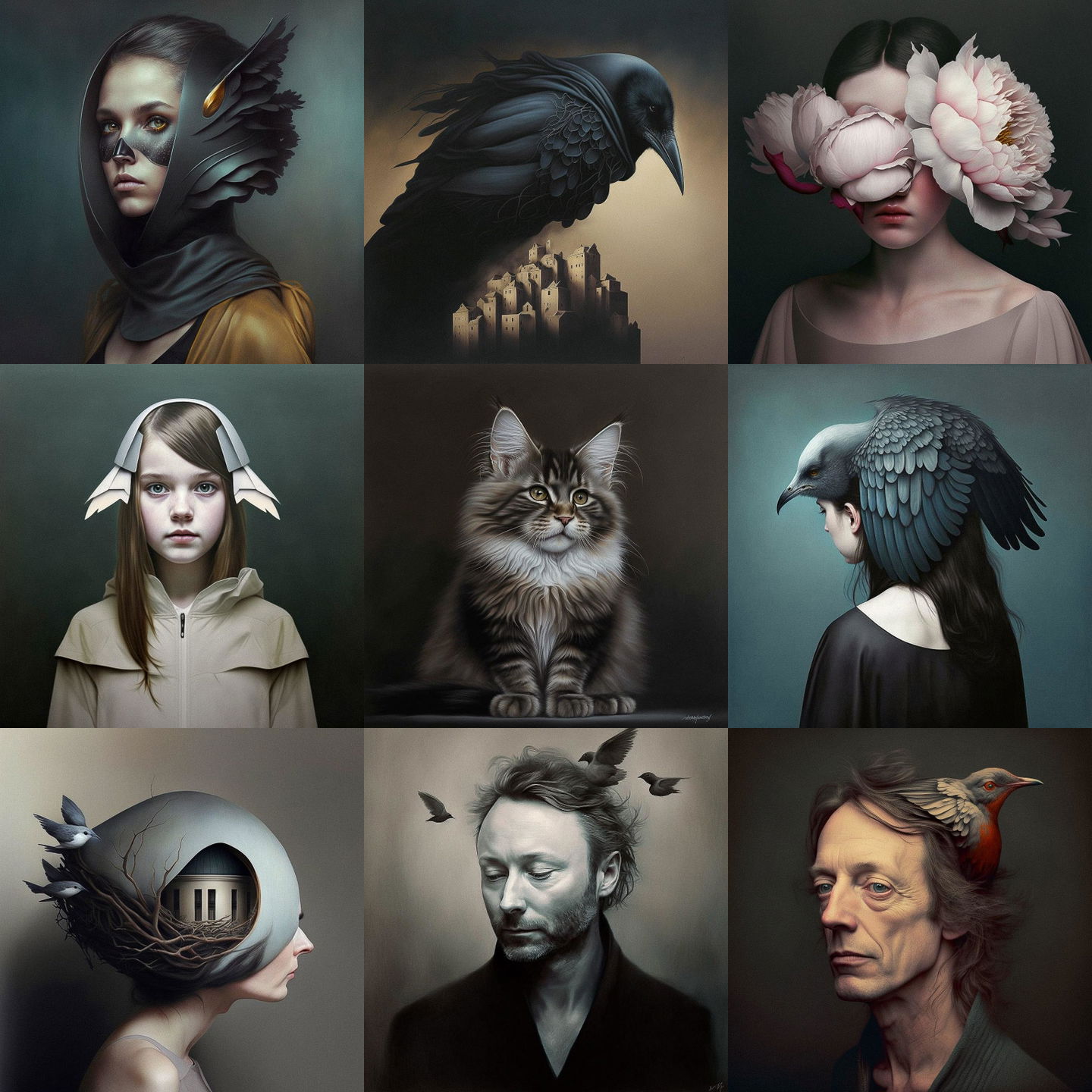 Amy Judd style, Midjourney V4: cyberpunk character by Amy Judd