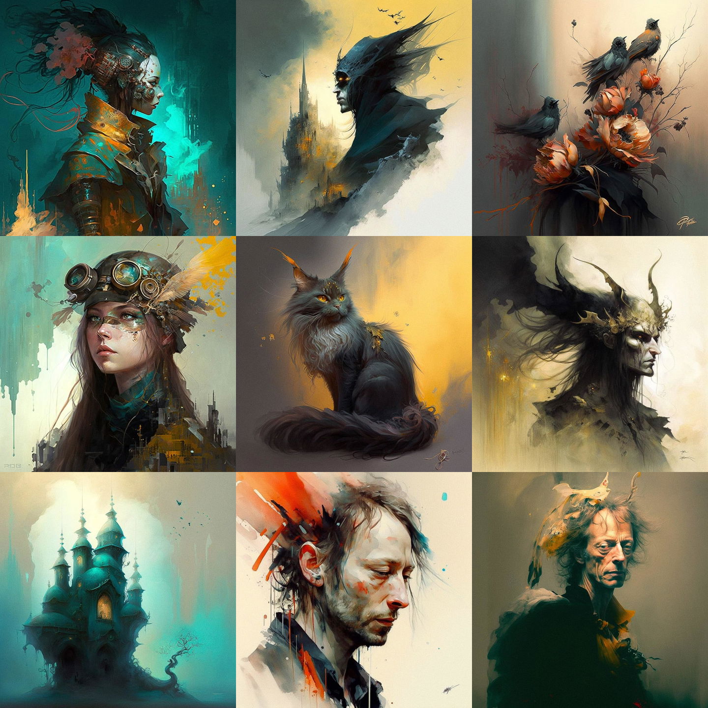Anne Bachelier style, Midjourney V4: cyberpunk character by Anne Bachelier