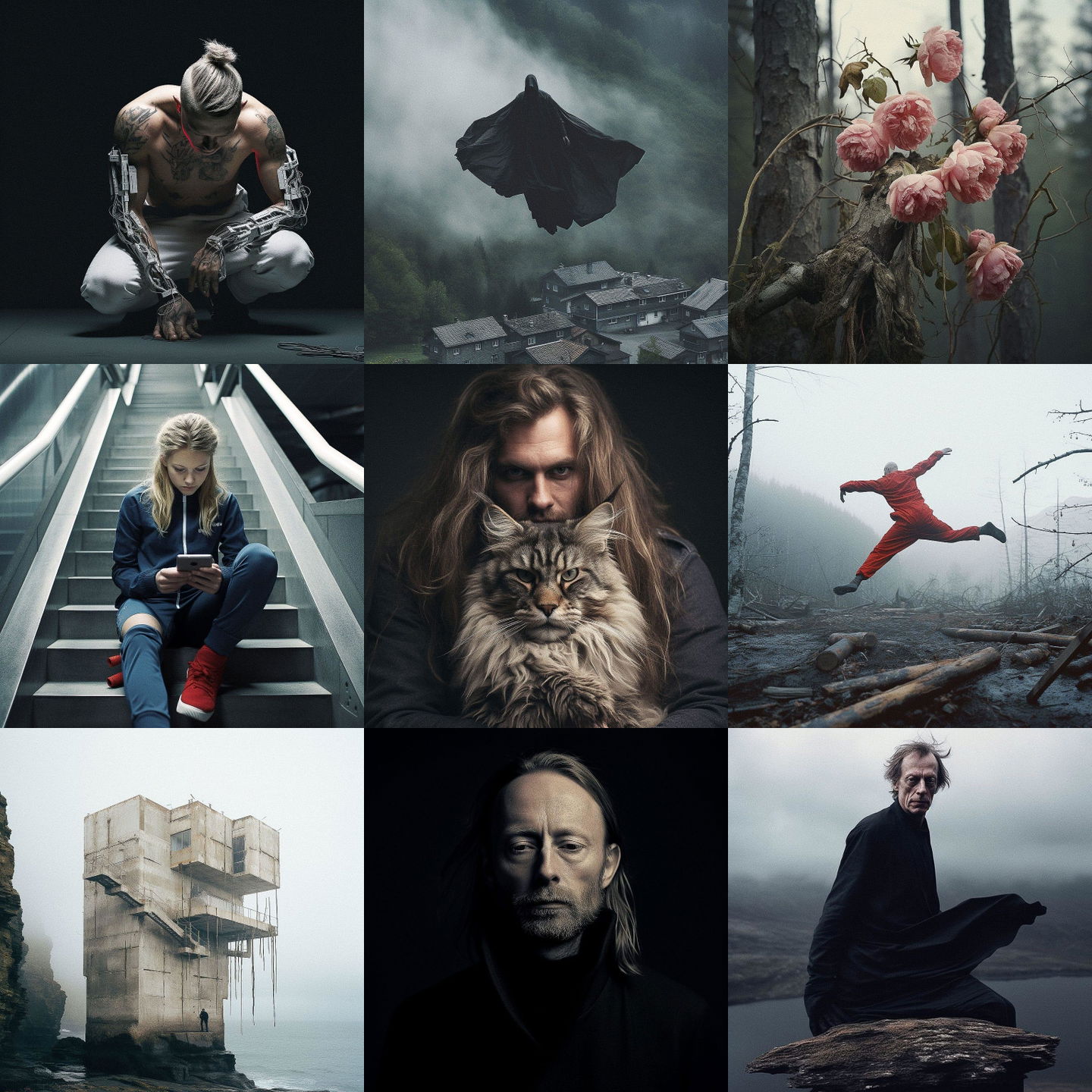 Bertil Nilsson style, Midjourney V5.2: cyberpunk character by Bertil Nilsson