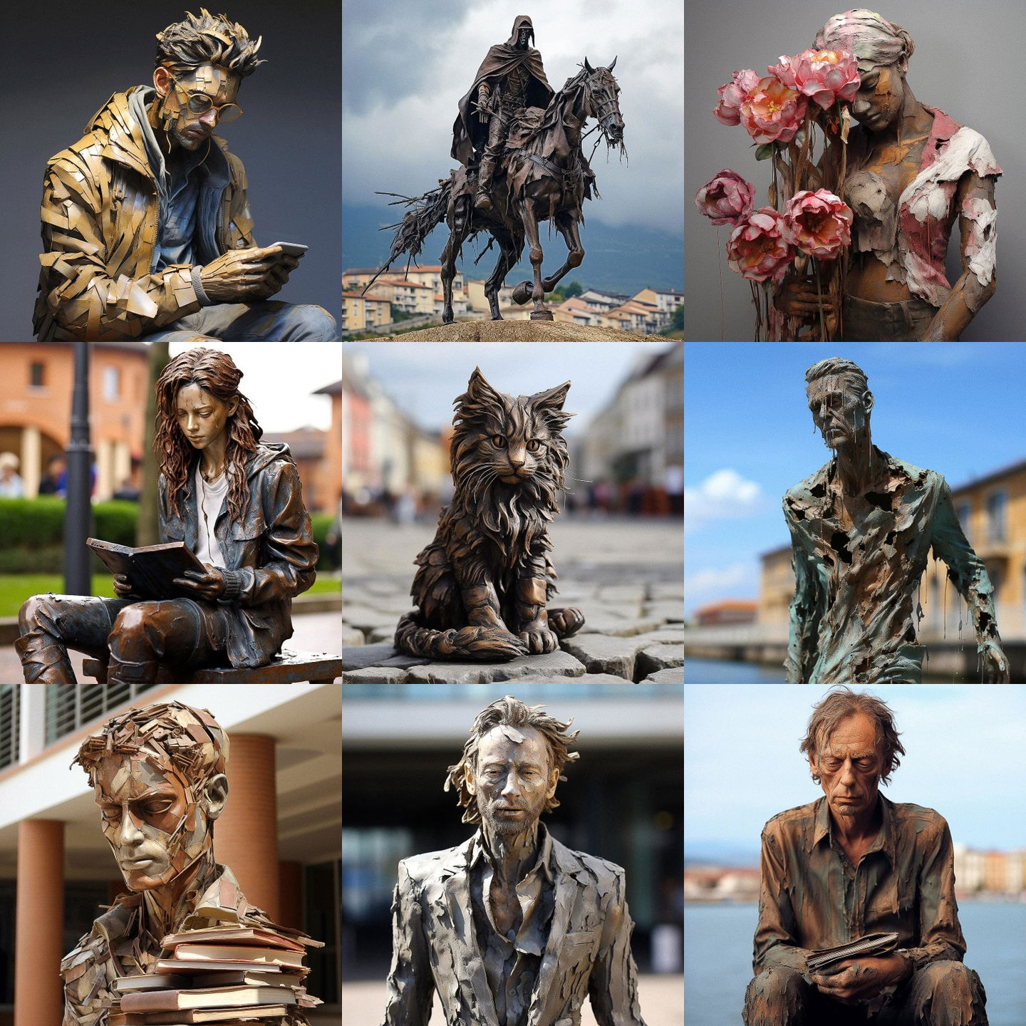 Bruno Catalano style, Midjourney V5.2: cyberpunk character by Bruno Catalano