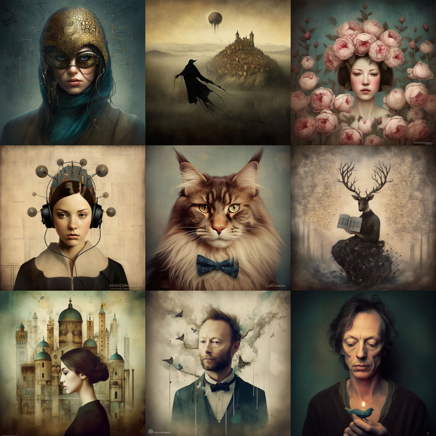 Christian Schloe style, Midjourney V5: cyberpunk character by Christian Schloe