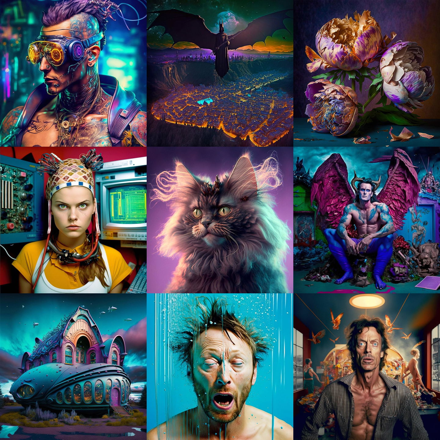 David LaChapelle style, Midjourney V4: cyberpunk character by David LaChapelle