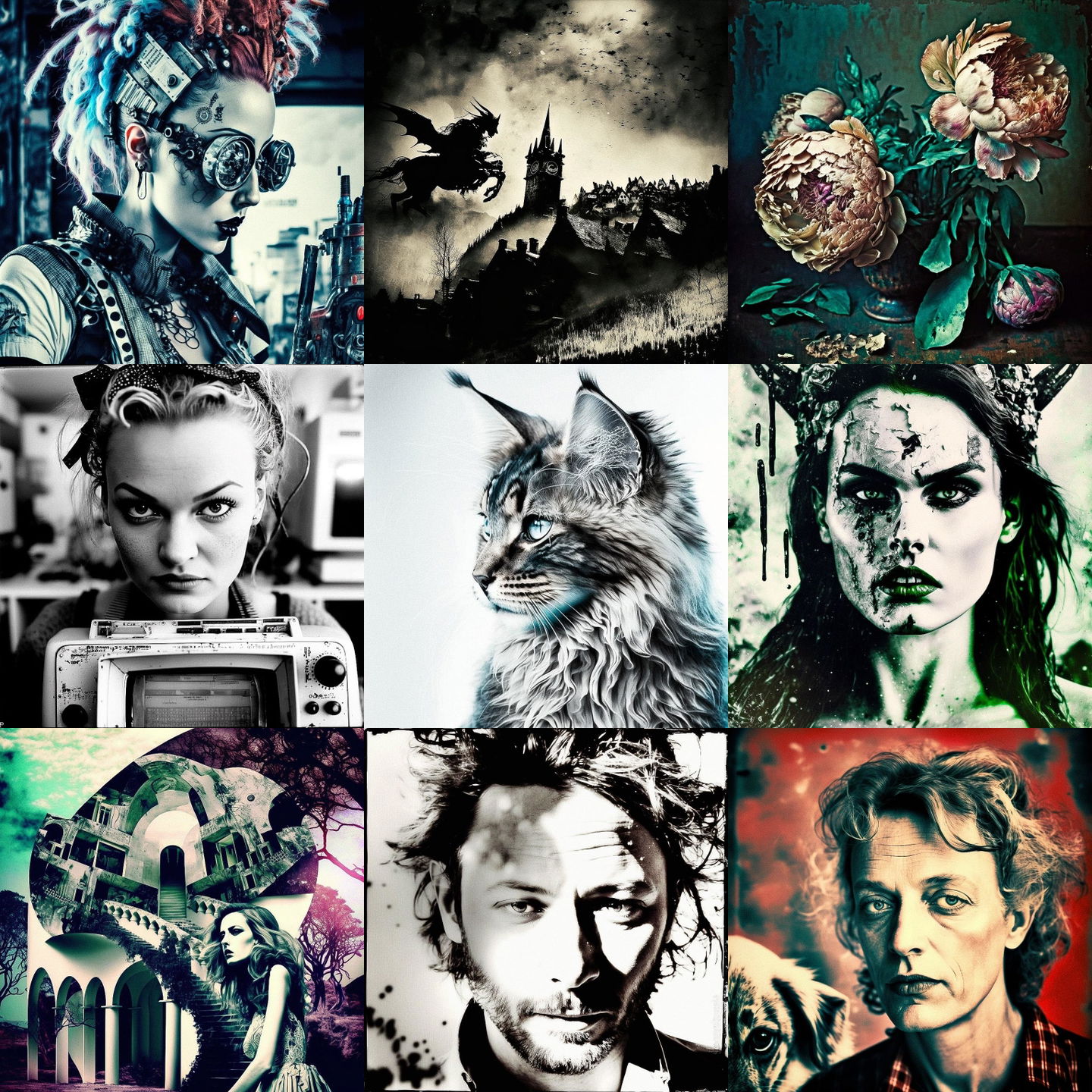 Ellen von Unwerth style, Midjourney V4: cyberpunk character by Ellen von Unwerth