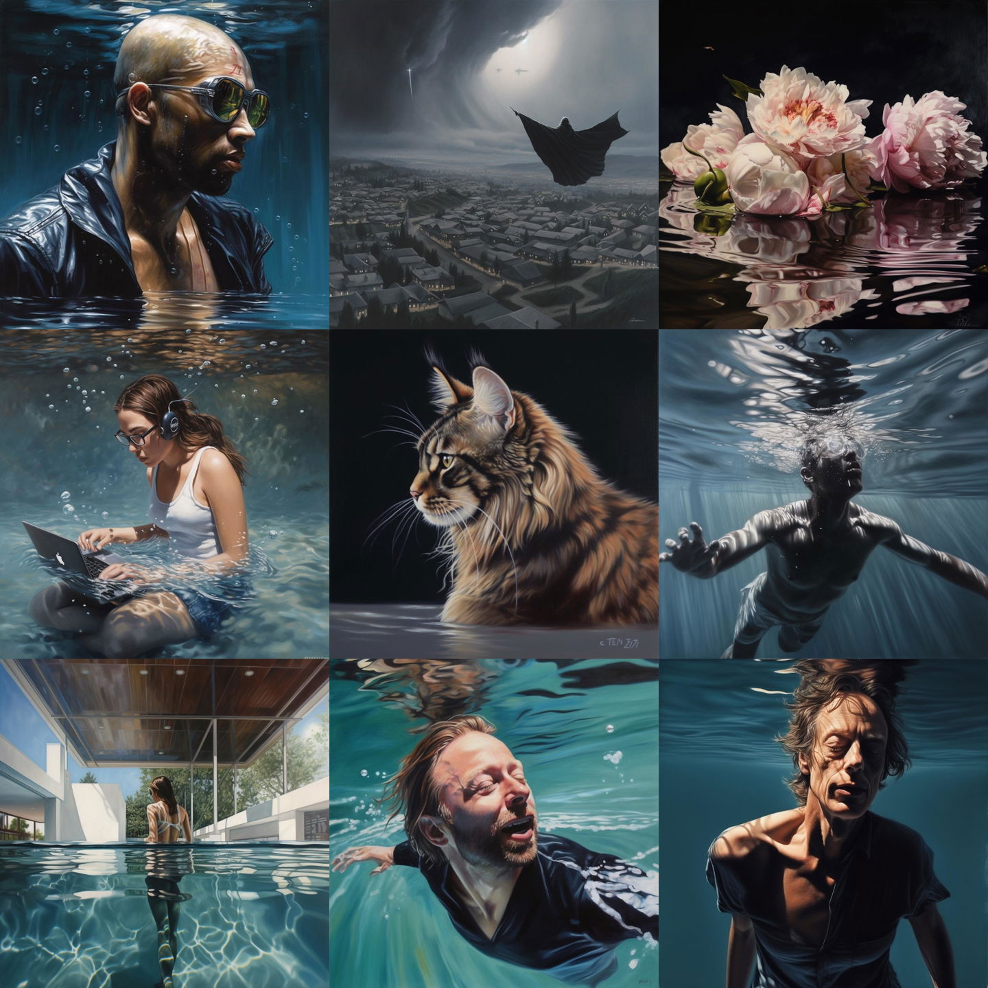 Eric Zener style, Midjourney V5: cyberpunk character by Eric Zener