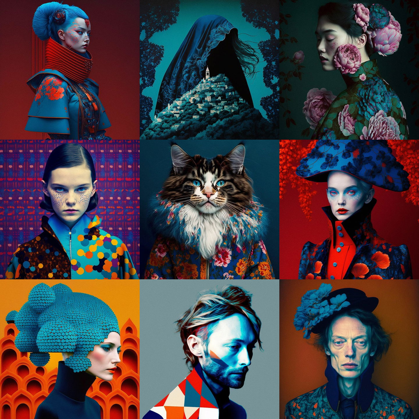 Erik Madigan Heck style, Midjourney V4: cyberpunk character by Erik Madigan Heck
