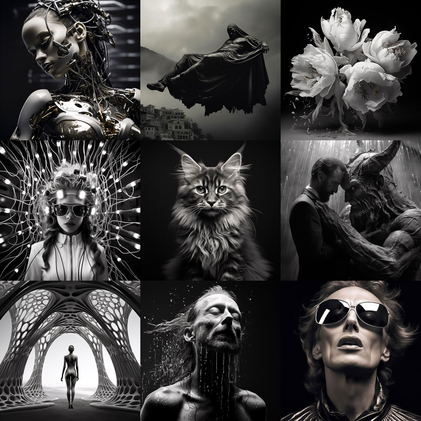 Guido Argentini style, Midjourney V5.2: cyberpunk character by Guido Argentini
