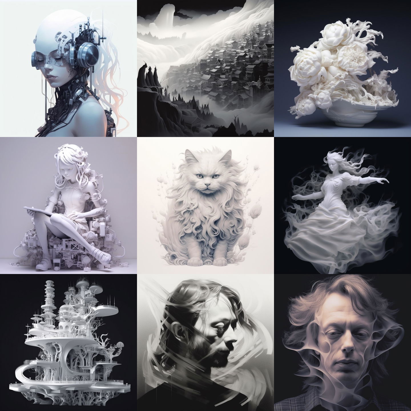 Kazuki Takamatsu style, Midjourney V5.1: cyberpunk character by Kazuki Takamatsu