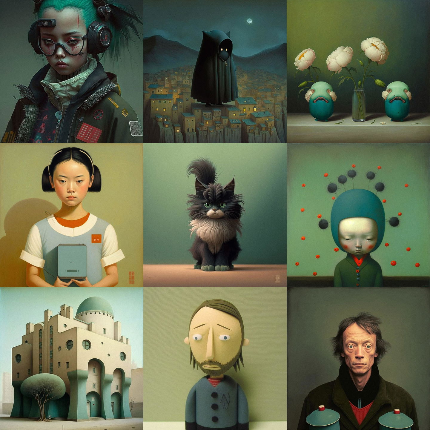 Liu Ye style, Midjourney V4: cyberpunk character by Liu Ye