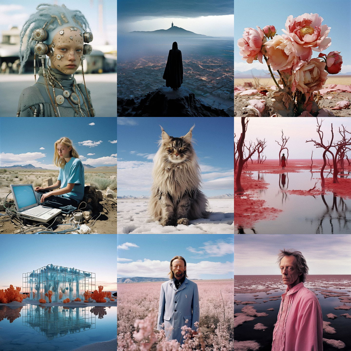 Scarlett Hooft Graafland style, Midjourney V5.2: cyberpunk character by Scarlett Hooft Graafland