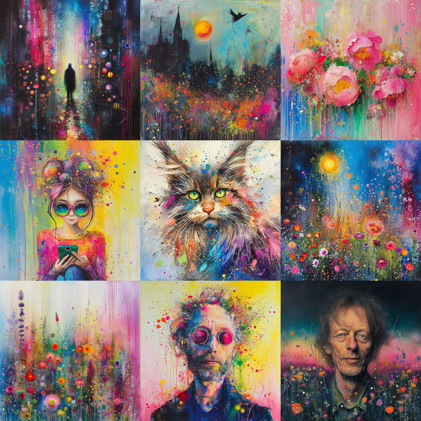 Yvonne Coomber style, Midjourney V6: cyberpunk character by Yvonne Coomber