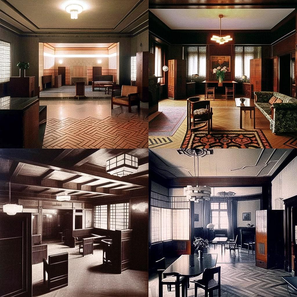 Adolf Loos style, Midjourney Niji 4, render 1 of 4