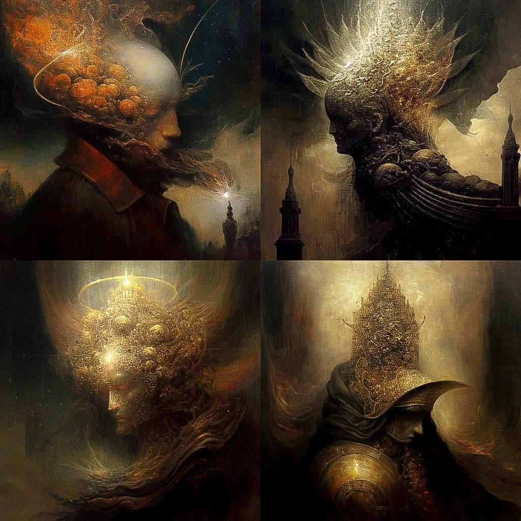 Agostino Arrivabene style, Midjourney Niji 4, render 1 of 4