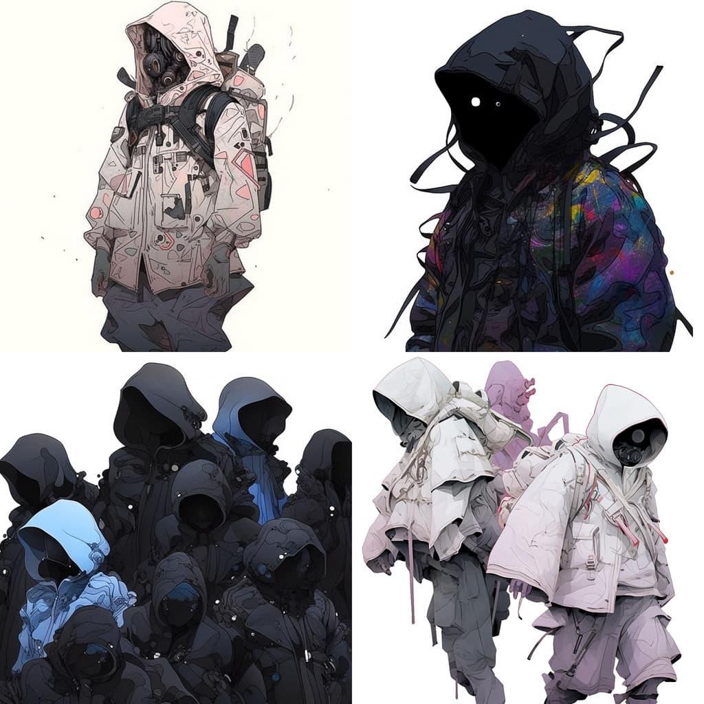 Aitor Throup style, Midjourney Niji 5, render 1 of 4