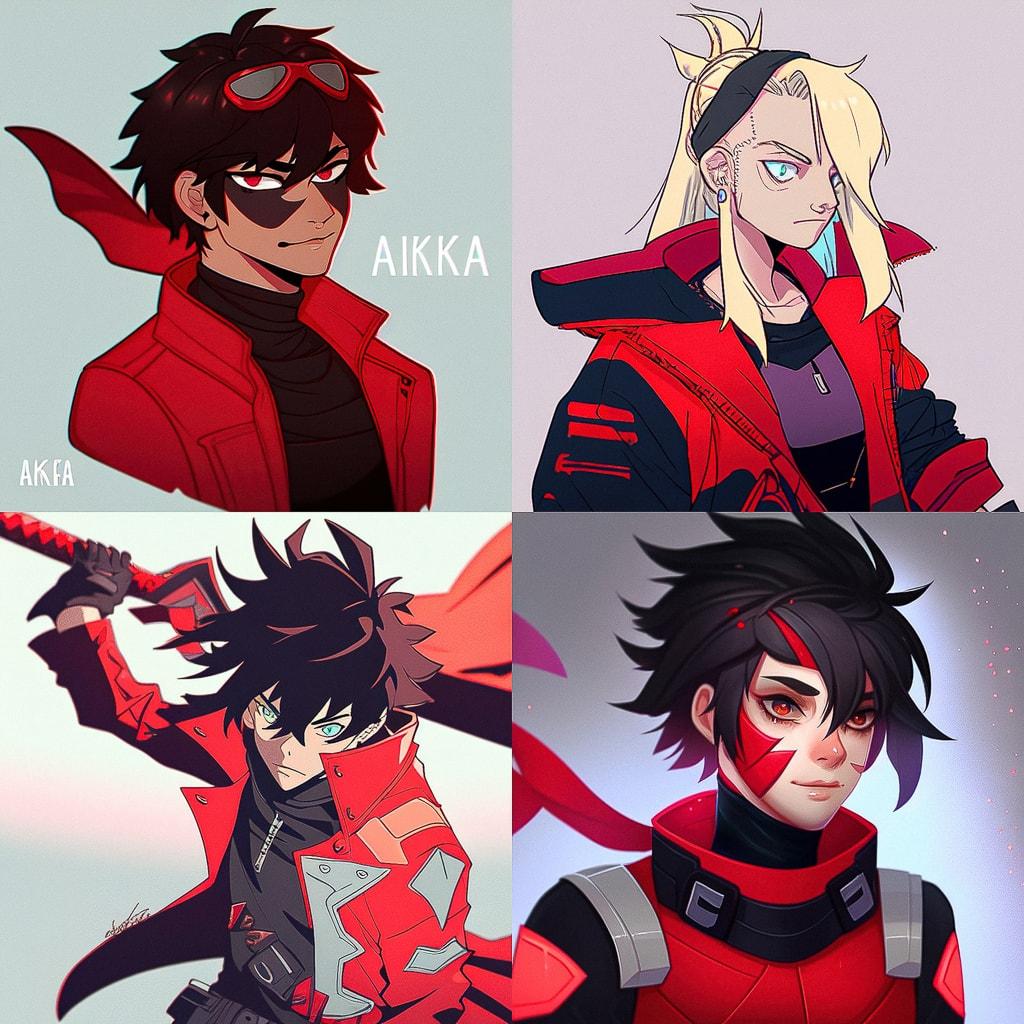 Akira style, Midjourney Niji 4, render 1 of 4
