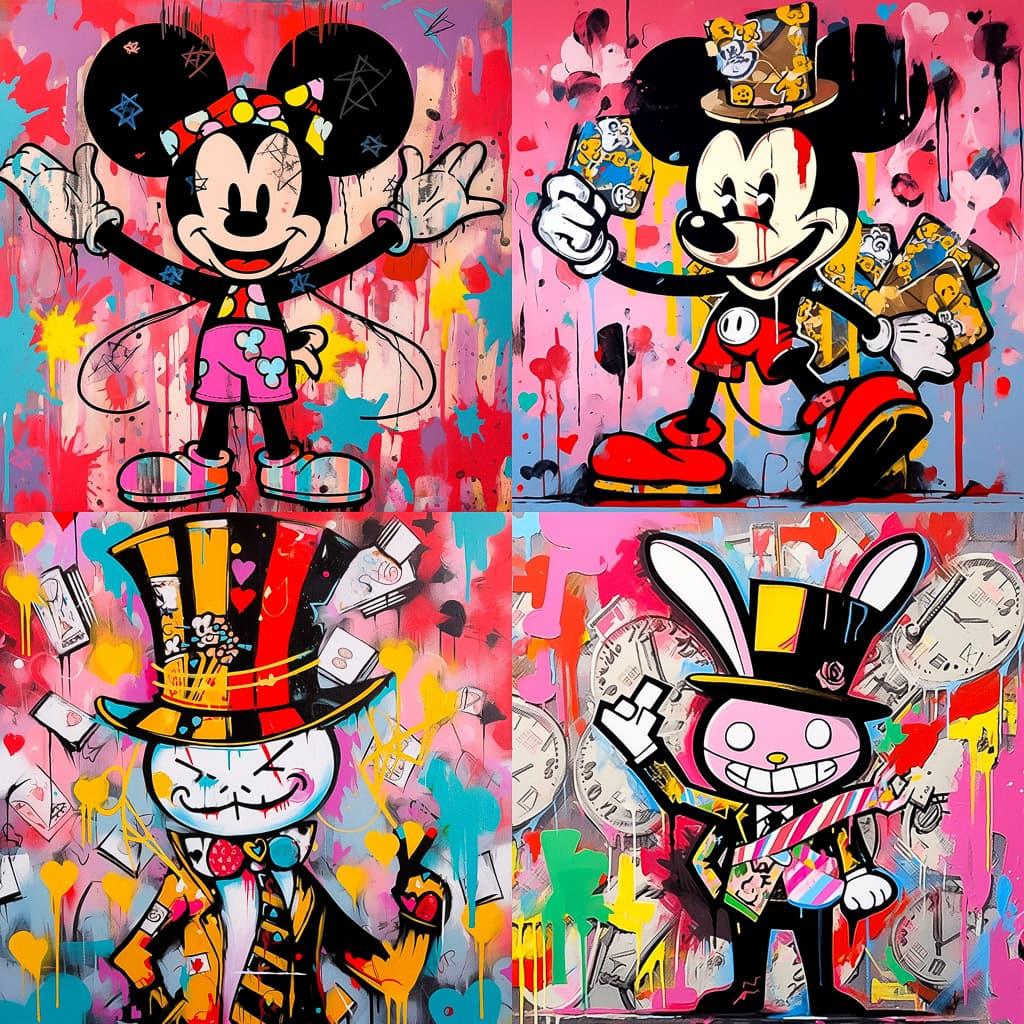 Alec Monopoly style, Midjourney Niji 5, render 1 of 4
