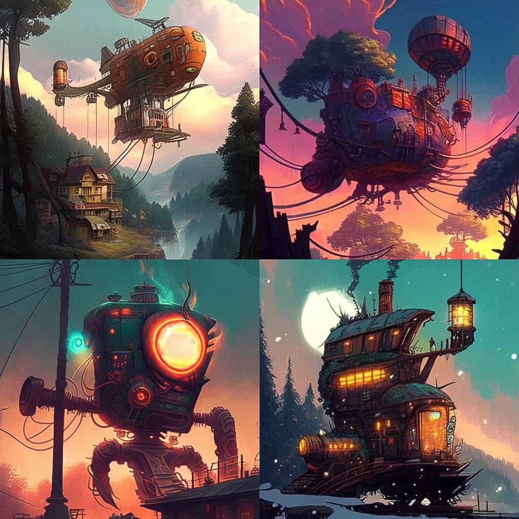 Alejandro Burdisio style, Midjourney Niji 5, render 1 of 4