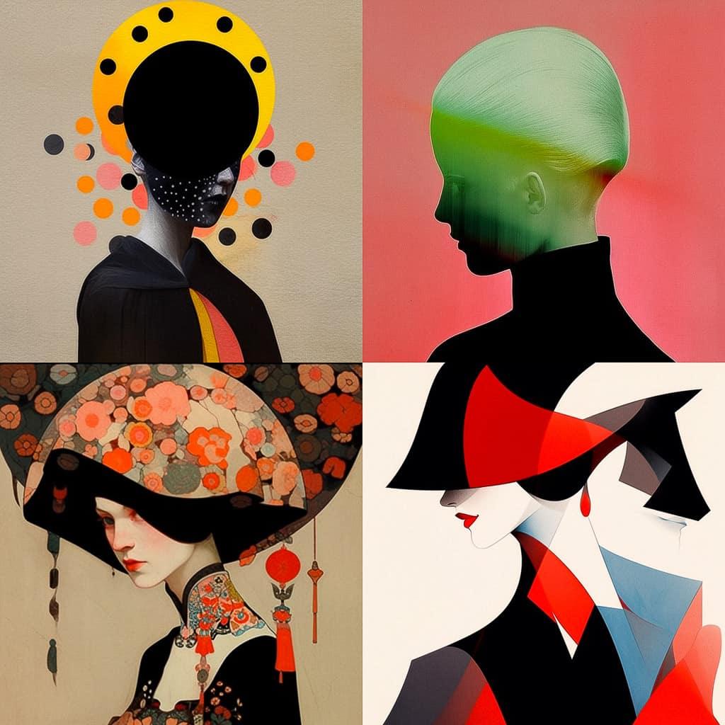 Alexey Brodovitch style, Midjourney Niji 5, render 1 of 4