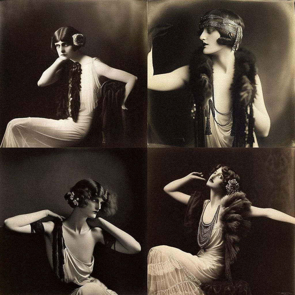 Alfred Cheney Johnston style, Midjourney Niji 4, render 1 of 4