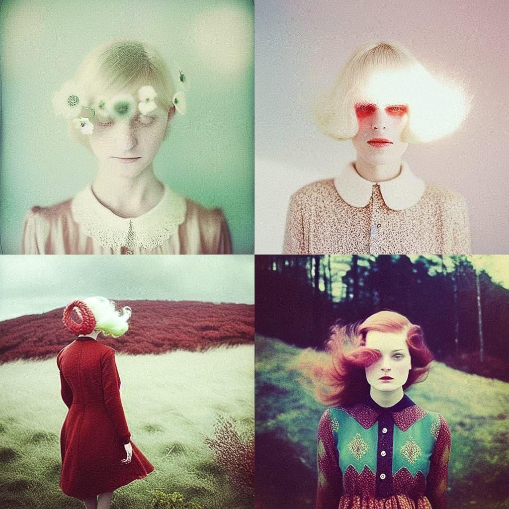 Aline Smithson style, Midjourney Niji 5, render 1 of 4