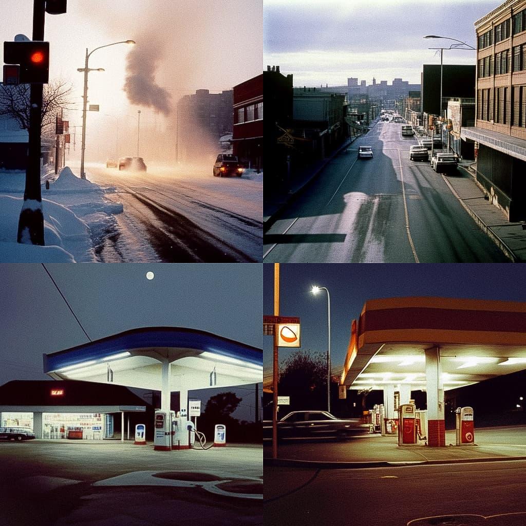 Allan Sekula style, Midjourney Niji 5, render 1 of 4