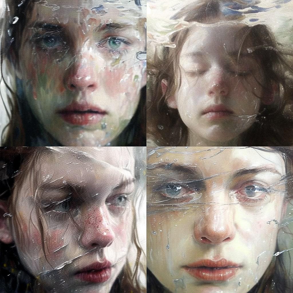 Alyssa Monks style, Midjourney Niji 4, render 1 of 4