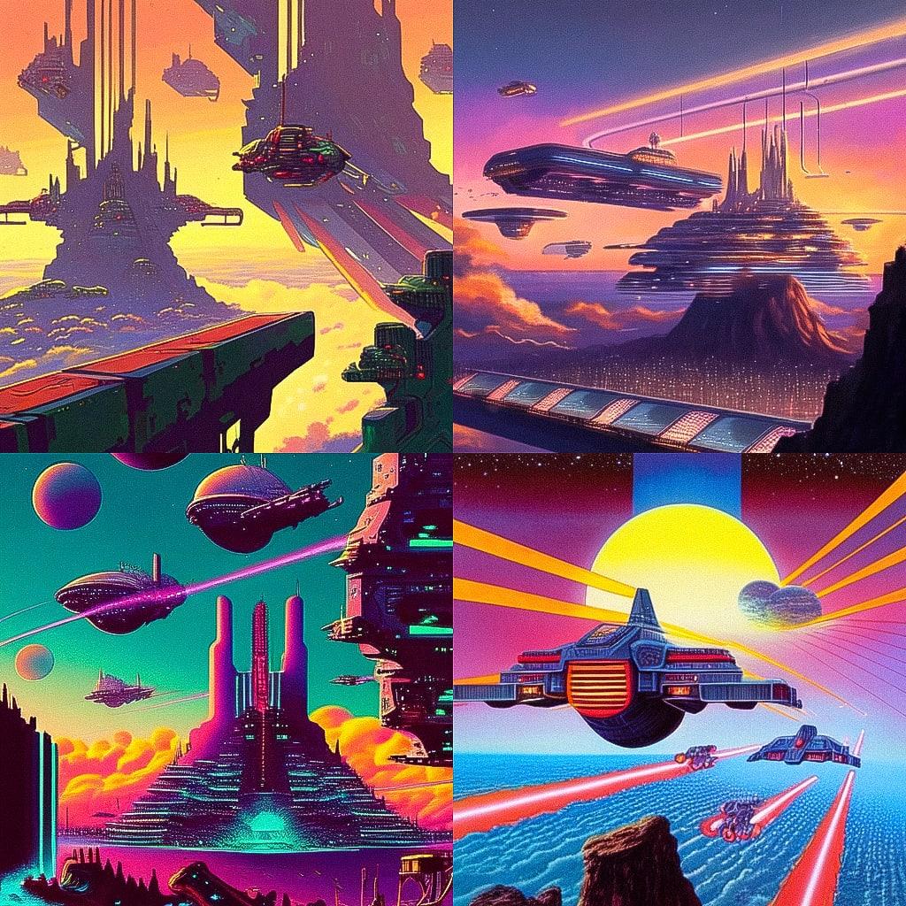 Angus McKie style, Midjourney Niji 4, render 1 of 4
