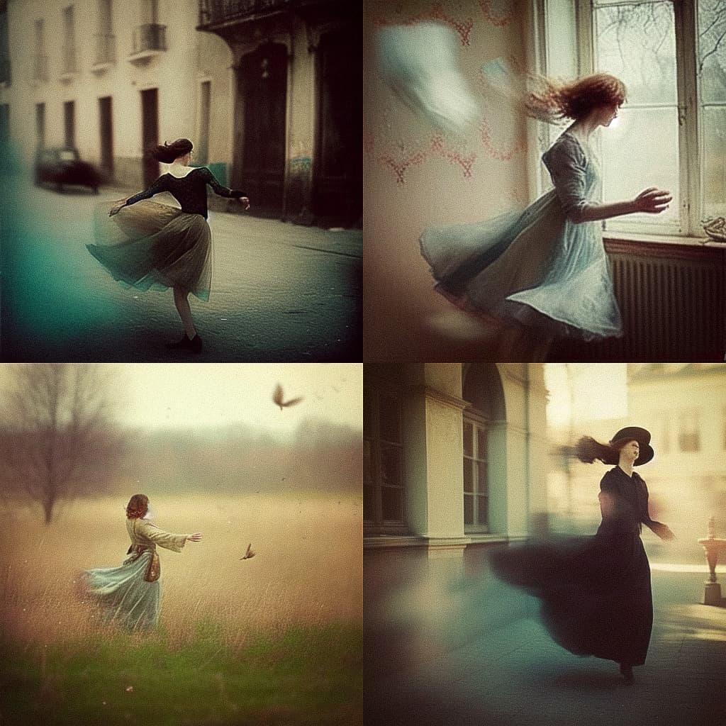 Anka Zhuravleva style, Midjourney Niji 5, render 1 of 4