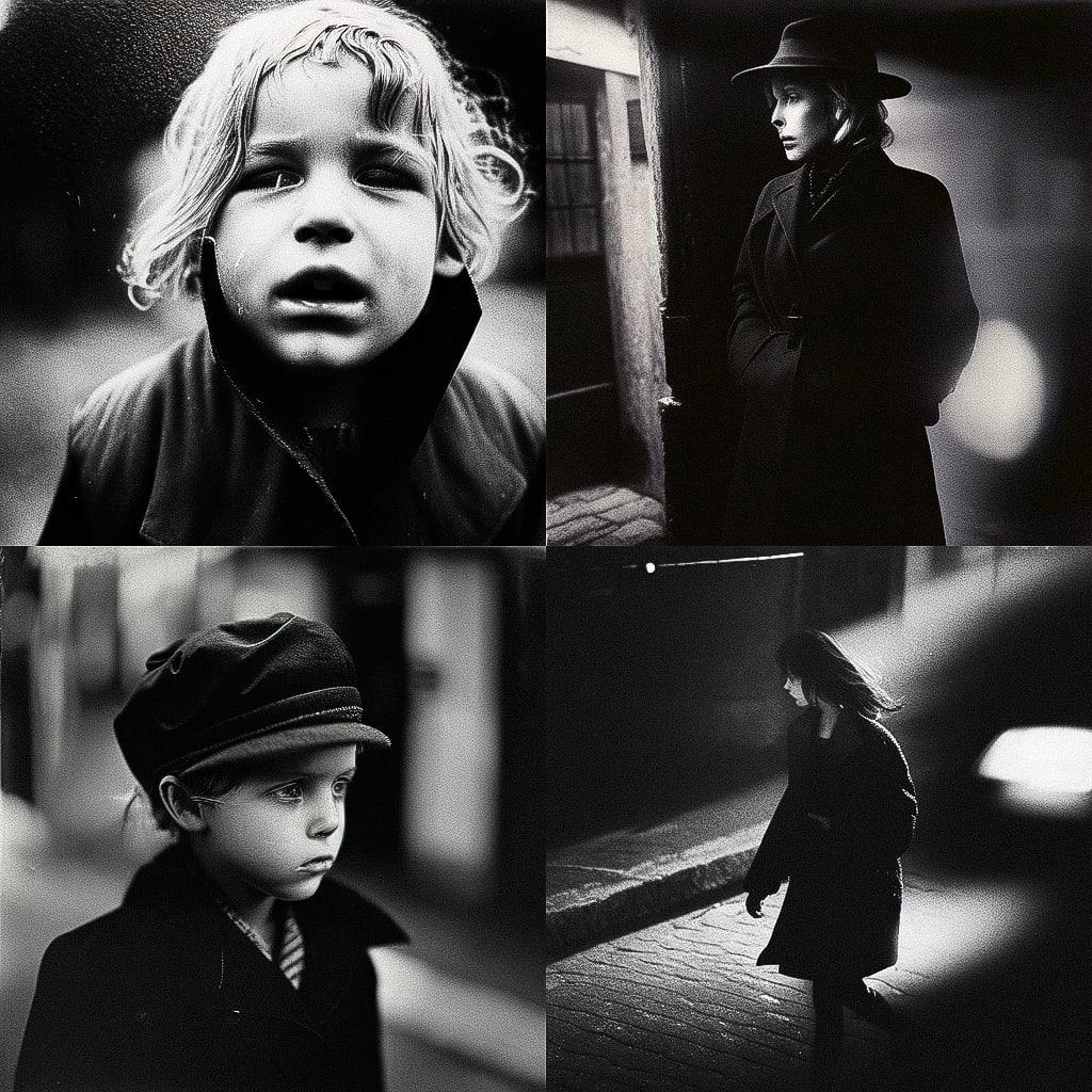 Anton Corbijn style, Midjourney Niji 4, render 1 of 4