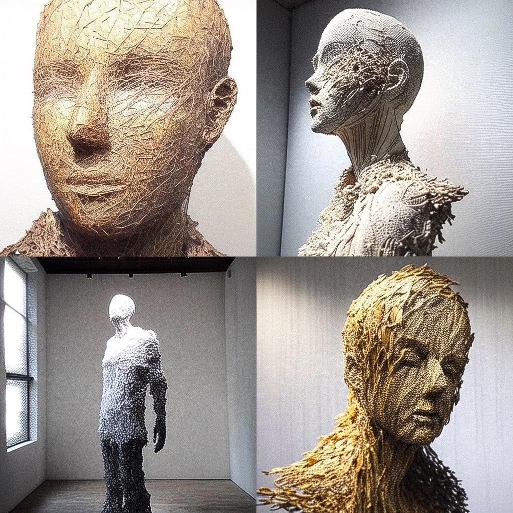 Aron Demetz style, Midjourney Niji 4, render 1 of 4