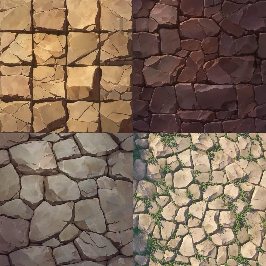 Ashlar texture style, Midjourney Niji 6, render 1 of 4