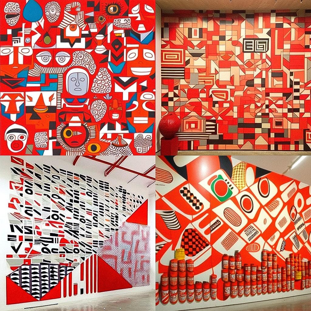 Barry McGee style, Midjourney Niji 4, render 1 of 4