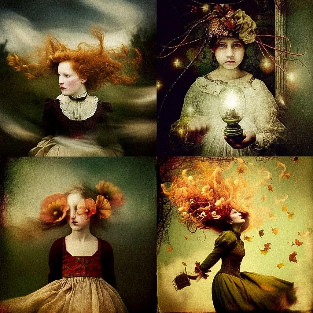 Beth Conklin style, Midjourney Niji 4, render 1 of 4