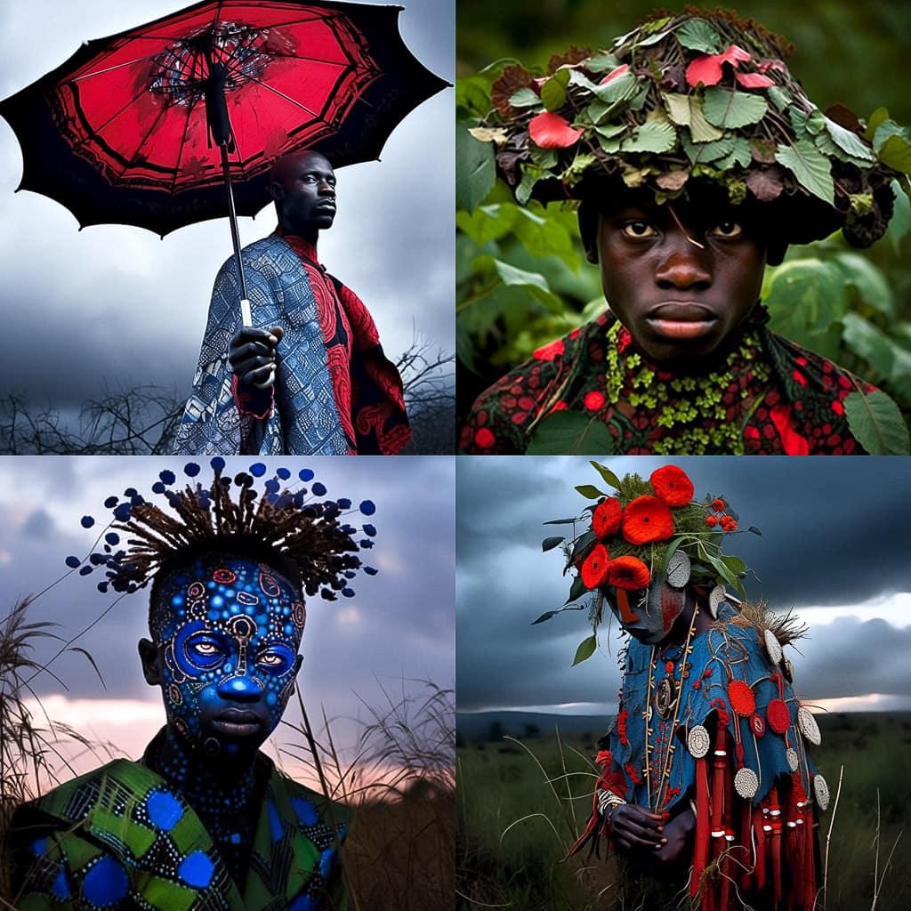 Brent Stirton style, Midjourney Niji 5, render 1 of 4