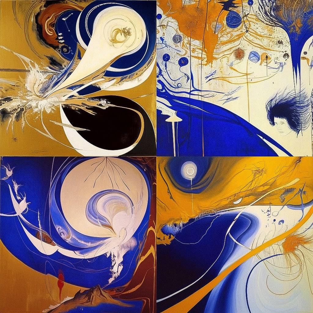 Brett Whiteley style, Midjourney Niji 4, render 1 of 4