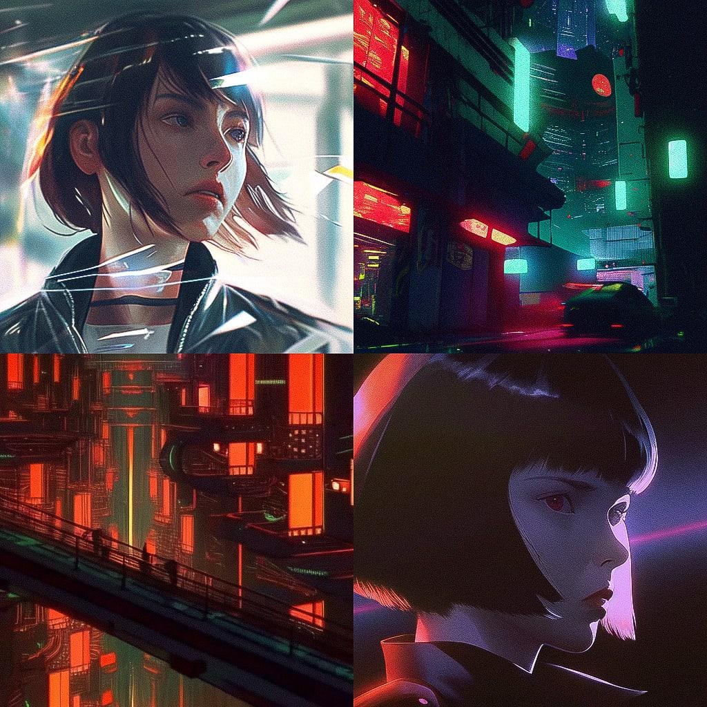 Brian De Palma style, Midjourney Niji 4, render 1 of 4