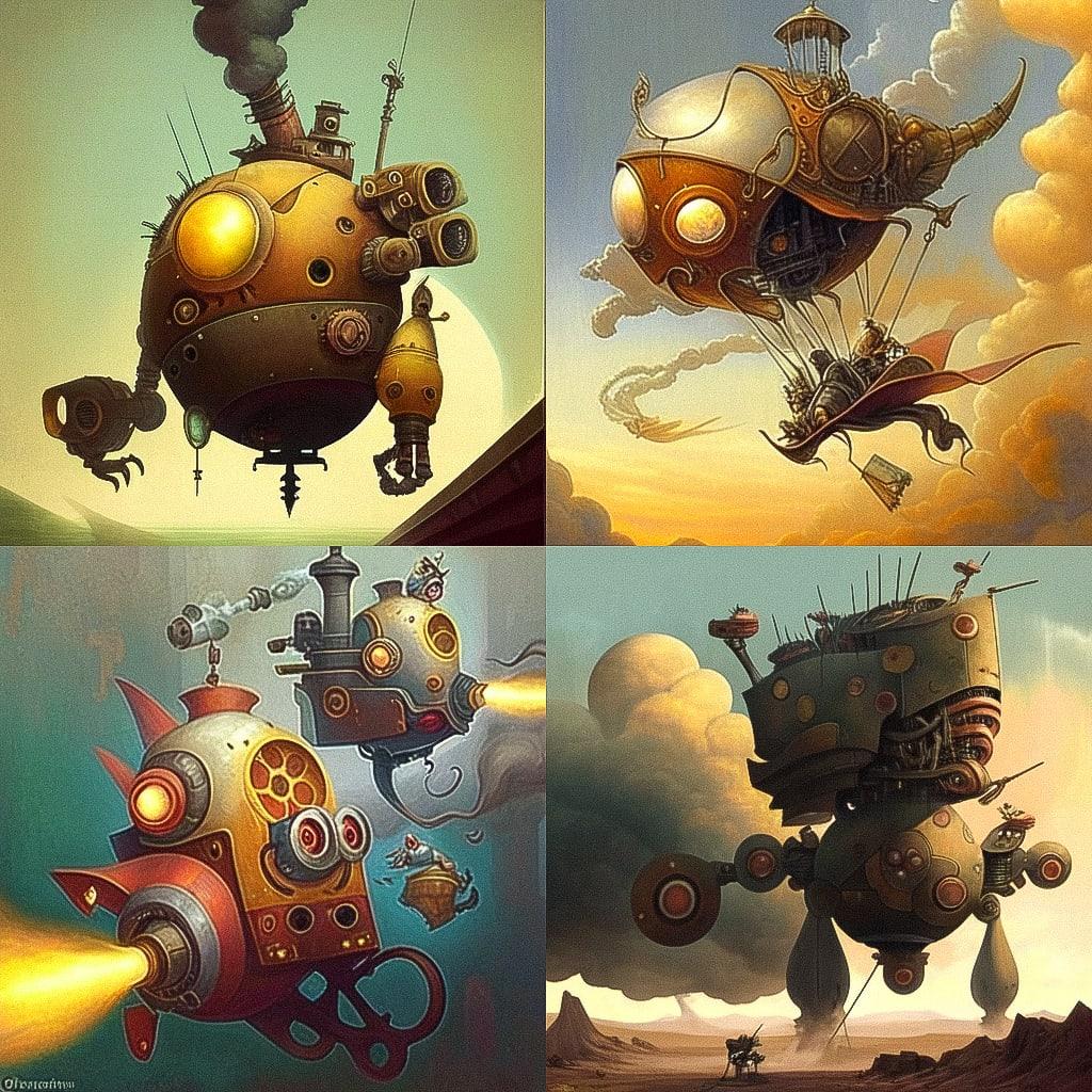 Brian Despain style, Midjourney Niji 4, render 1 of 4