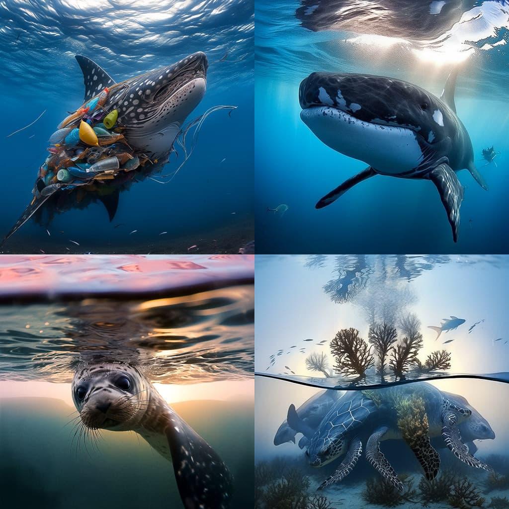 Brian Skerry style, Midjourney Niji 4, render 1 of 4