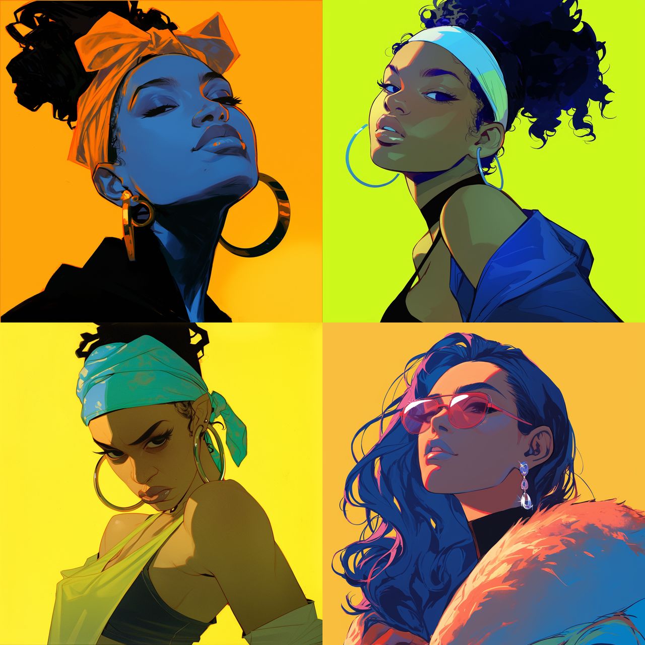 Brian Stelfreeze style, Midjourney Niji 6, render 1 of 4