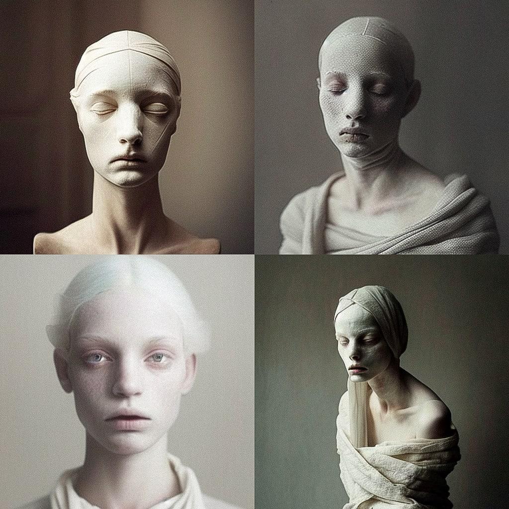 Bruno Walpoth style, Midjourney Niji 4, render 1 of 4