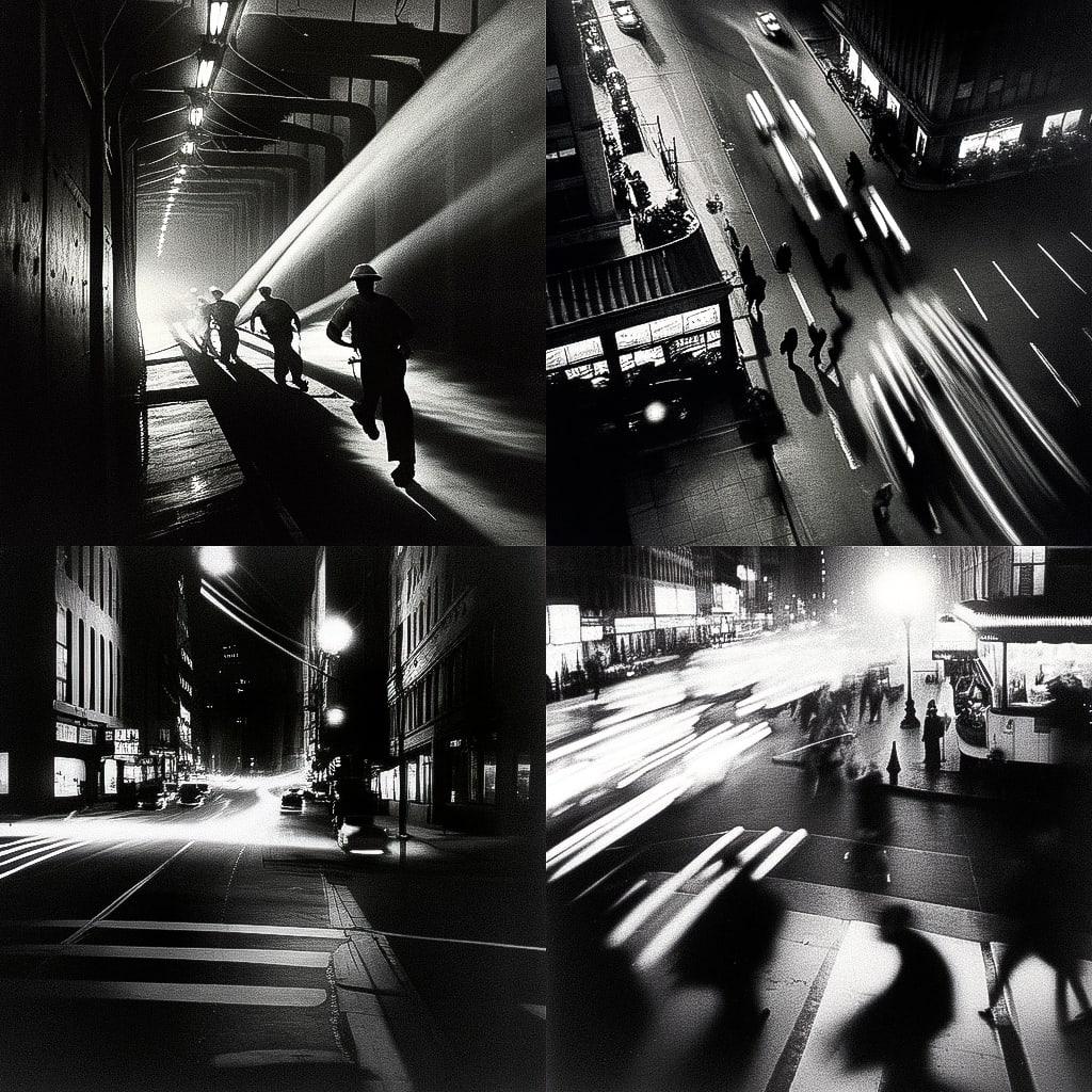 Burt Glinn style, Midjourney Niji 4, render 1 of 4